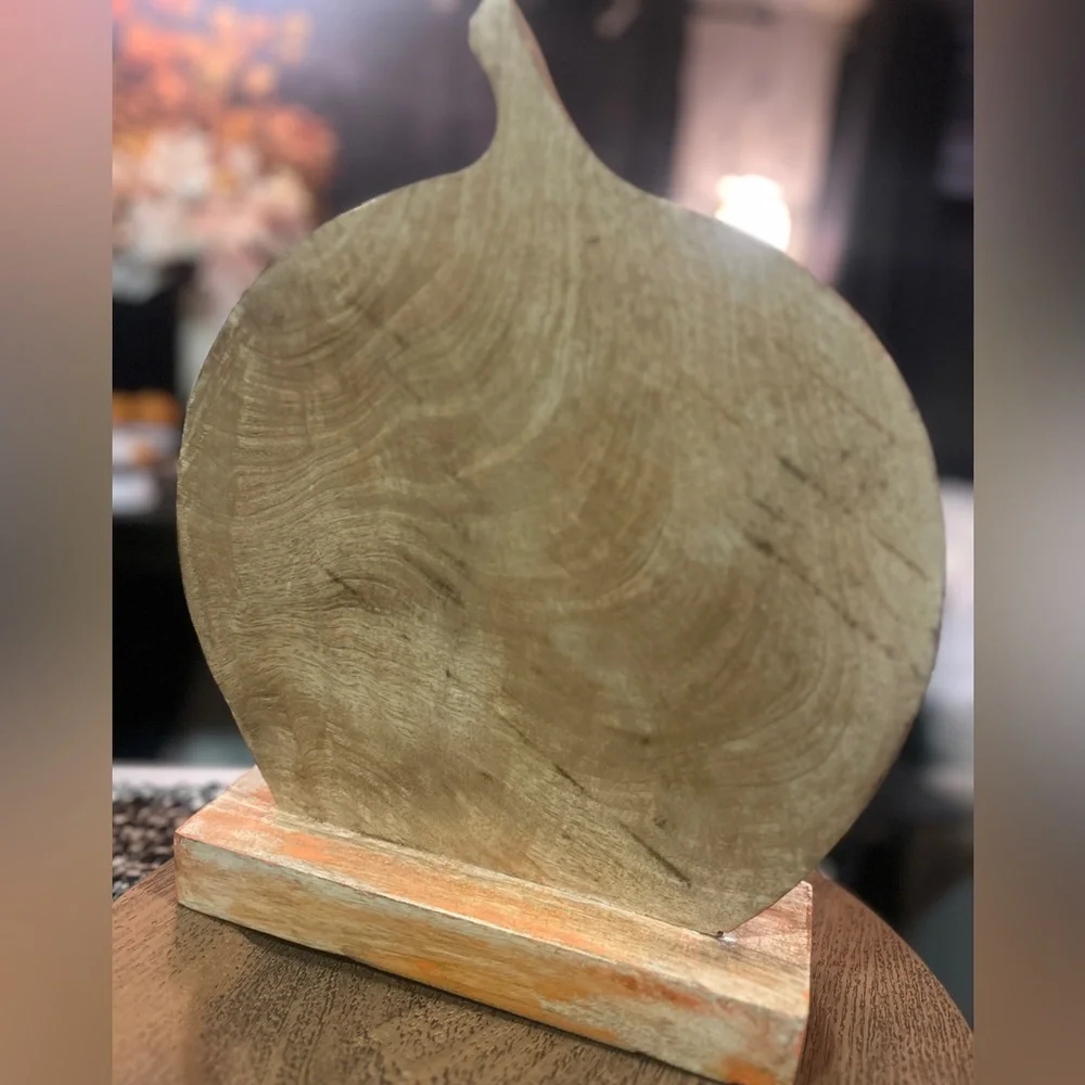 Wooden 13” oak? rustic pumpkin decor farmhouse - Picture 2 of 7